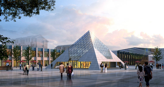 新民金字塔网架